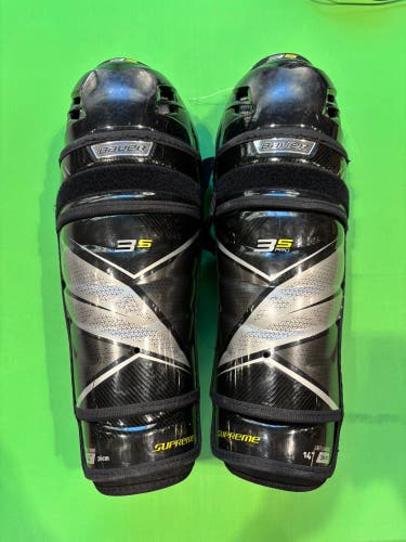 Intermediate Bauer Supreme 3S Pro Shin Pads 14"