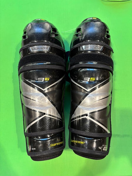 Intermediate Bauer Supreme 3S Pro Shin Pads 14"