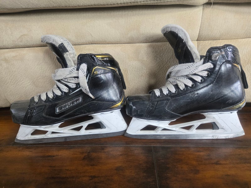 Bauer Supreme S29 Hockey Goalie Skates Regular Width Size 5.5 (Used)