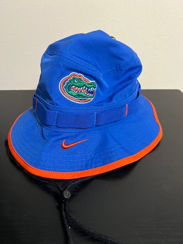 Nike Florida Gators On-Field Dri-Fit Performance Bucket Hat Royal Blue Size M