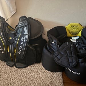 Youth Small Bauer S27 Hockey Goalie Pants (Used)