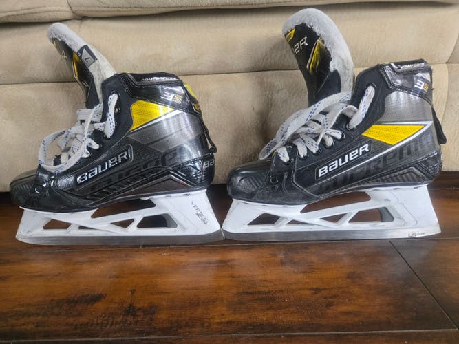 Bauer Supreme 3S pro Hockey Goalie Skates Regular Width 7 (Used)