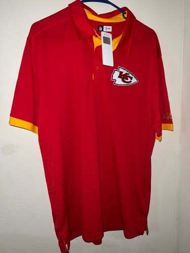 NFL Kansas City Chiefs Polo Men's Size XL