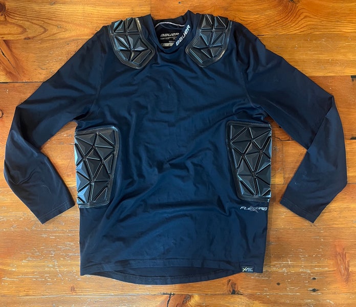 Black XL Kids Unisex Bauer Compression (Used)
