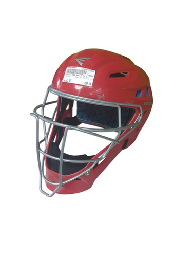 Used Easton RED ADULT FP 1/3 Catchers Helmet w/Mask Red XL 11833-S000165447