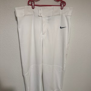 Nike Vapor Select White Men's Large Game Pants (New)