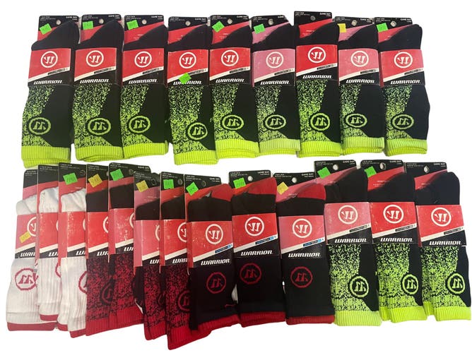 Men's Large Warrior Lacrosse Socks Bundle (New)
