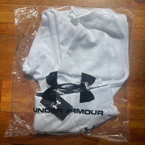 White Men's XL Adult Under Armour Game Pants (New)