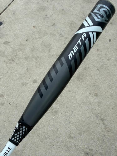 Black 2022 Louisville Slugger Meta Composite Bat (-11) Composite 20 oz 31" (Used)