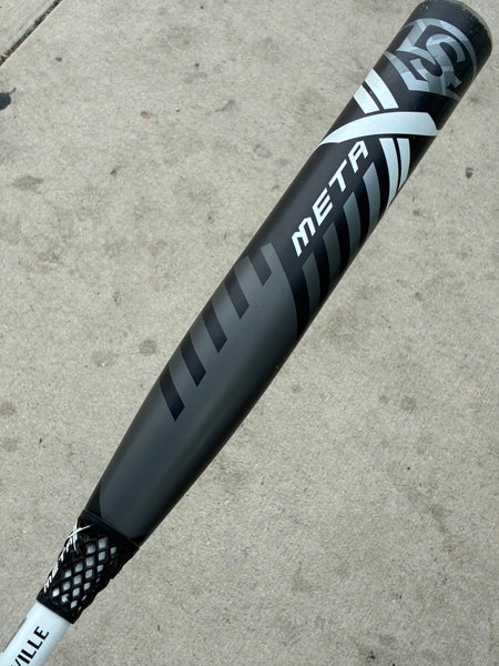 Black 2022 Louisville Slugger Meta Composite Bat (-11) Composite 20 oz 31" (Used)
