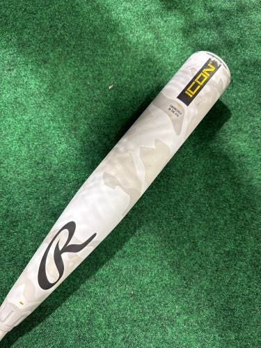 2025 Rawlings Icon Composite Bat USSSA Certified (-5) Composite 26 oz 31" (Used)