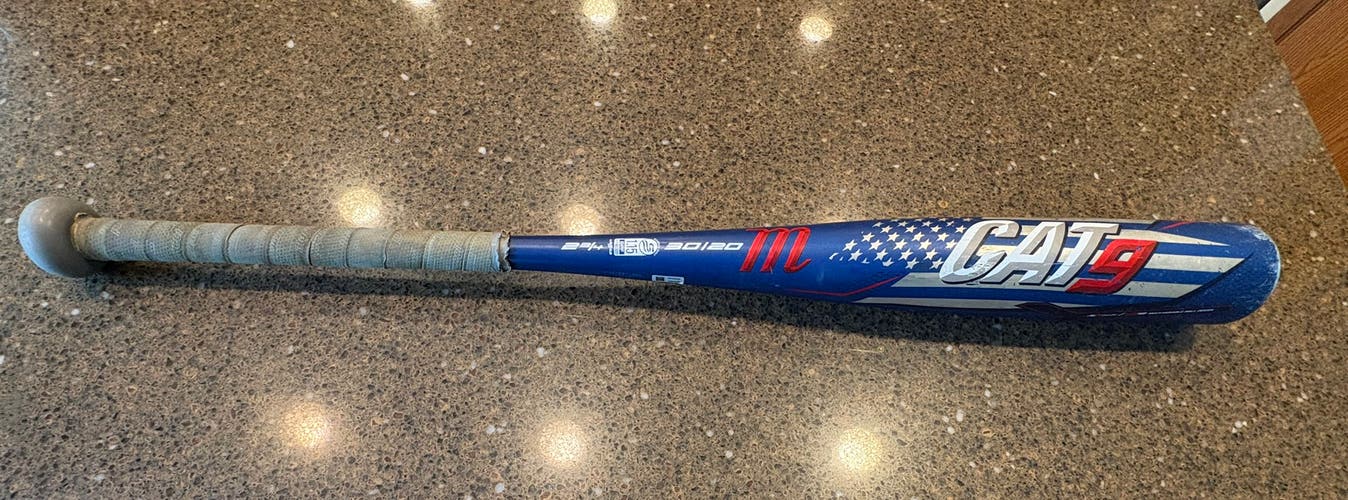 2021 Marucci CAT9 Alloy USSSA Certified Bat (-10) 20 oz 30" (Used)