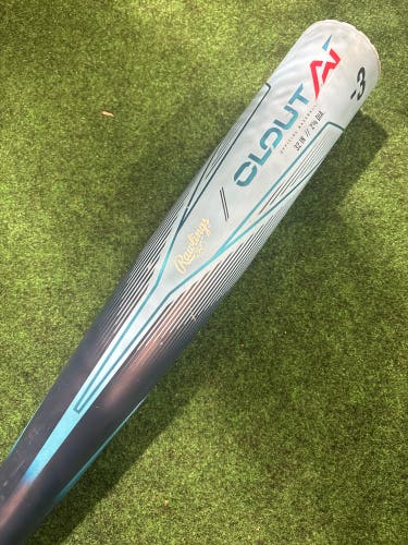 2024 Rawlings Clout AI Alloy Bat BBCOR Certified (-3) Alloy 29 oz 32" (Used)