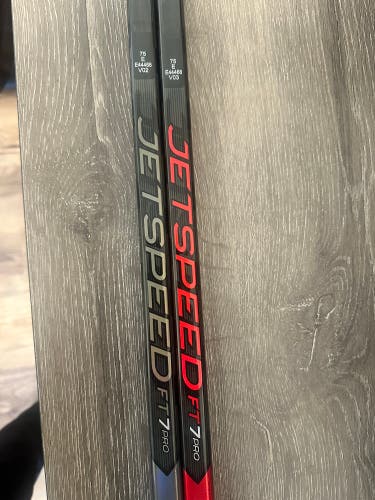 Two Pack - Senior CCM RibCor Trigger 9 Pro Left Hand Hockey Stick Pro Stock (Used) - JETSPEED WRAP