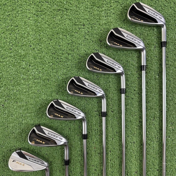 Cobra F-Max Draw Weighting Iron Set 5-PW GW True Temper SL Superlight Regular