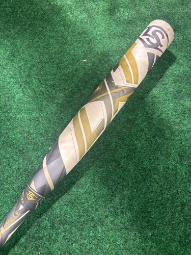 White 2021 Louisville Slugger LXT Composite Bat (-10) Composite 21 oz 31" (Used)