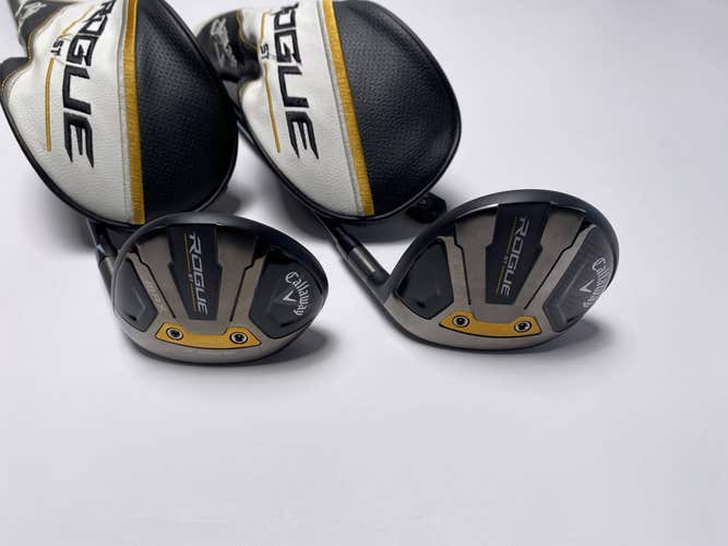 Callaway Rogue ST Max 3 & 5 Fairway Wood Set 15* 18* Tensei Blue AV Reg RH HC