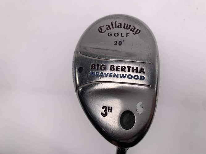 Callaway Big Bertha Heavenwood 3 Hybrid 20* Big Bertha Gems 55 55g Womens RH
