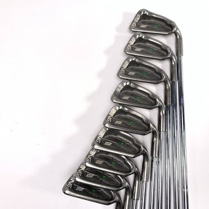 Ping ISI Iron Set 4-PW+SW+LW Green Dot 2* Up Cushin JZ Stiff Steel Mens RH