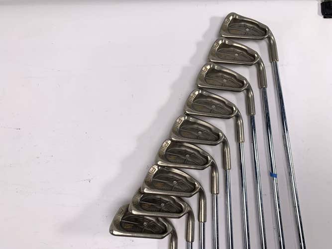 Ping ISI Nickel Iron Set 3-PW+SW Black Dot Karsten JZ Stiff Steel Mens RH