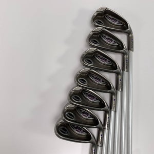 Ping Rhapsody Iron Set 6-PW+GW+SW Purple Dot ULT 129 Ultra Light Ladies RH