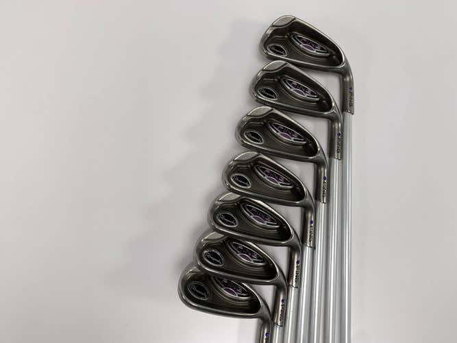 Ping Rhapsody Iron Set 6-PW+GW+SW Purple Dot ULT 129 Ultra Light Ladies RH