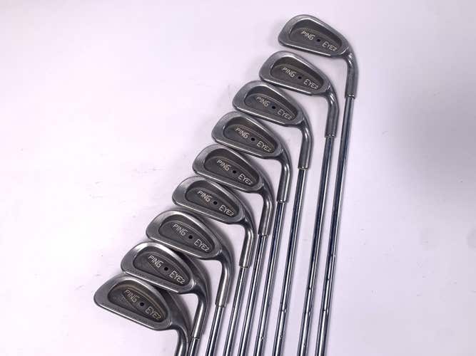Ping Eye 2 + Iron Set 2-9+SW Black Dot Karsten ZZ-Lite Stiff Steel Mens RH
