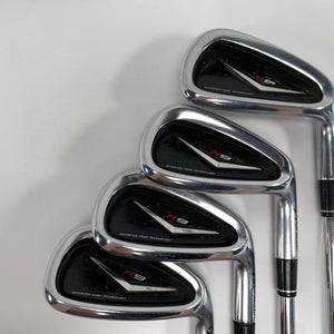 TaylorMade R9 Iron Set 7-PW KBS Tour Regular Steel Mens RH Midsize Grips