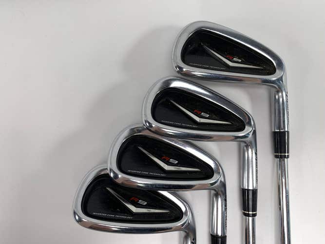 TaylorMade R9 Iron Set 7-PW KBS Tour Regular Steel Mens RH Midsize Grips