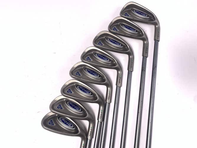 Ping G5 Iron Set 5-PW+GW+SW Green Dot 2* Up TFC 100 I Regular RH