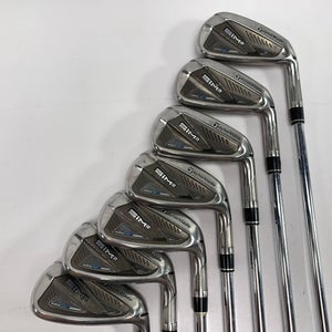 TaylorMade SIM2 MAX Iron Set 5-PW+GW KBS Max MT 85g Regular Steel Mens RH