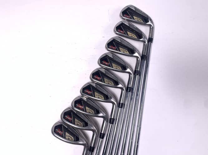 Callaway Razr X Iron Set 5-PW+GW+SW+LW Uniflex Steel Mens RH Midsize Grips