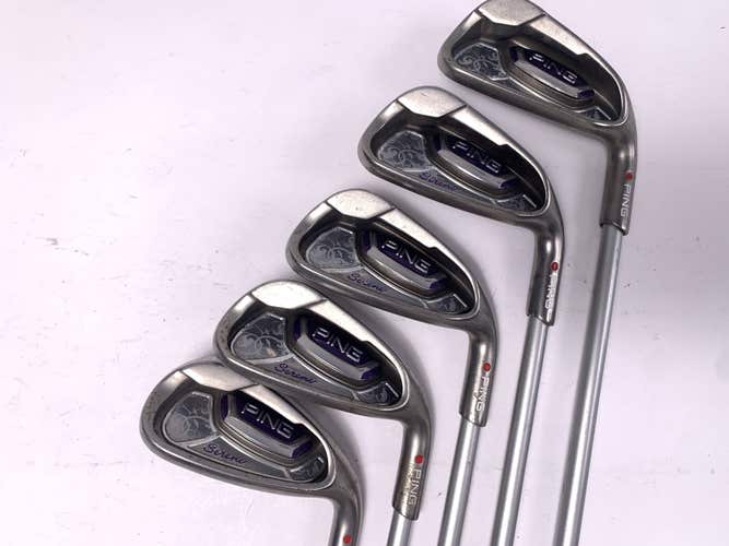 Ping Serene Iron Set 7-PW+SW Red Dot 1* Flat ULT 210 Ladies Graphite Womens RH