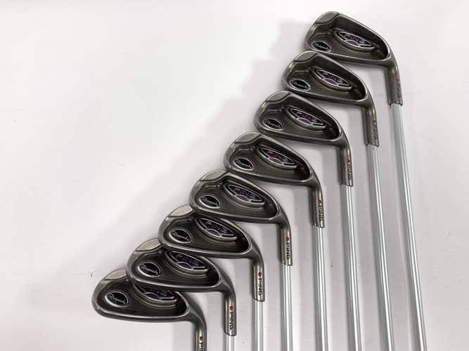 Ping Rhapsody Iron Set 5-PW+GW+SW Red Dot 1* Flat ULT 129 Ultra Light Ladies RH