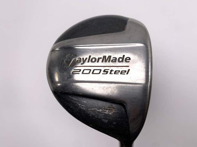 TaylorMade 200 Steel 3 Fairway Wood 15* Lite Regular Graphite Mens RH