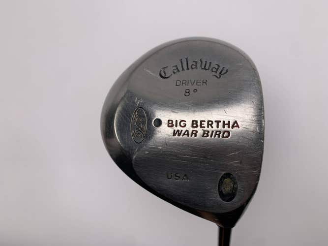 Callaway Big Bertha Warbird Driver 8* Graffalloy BB UL Stiff Graphite Mens RH