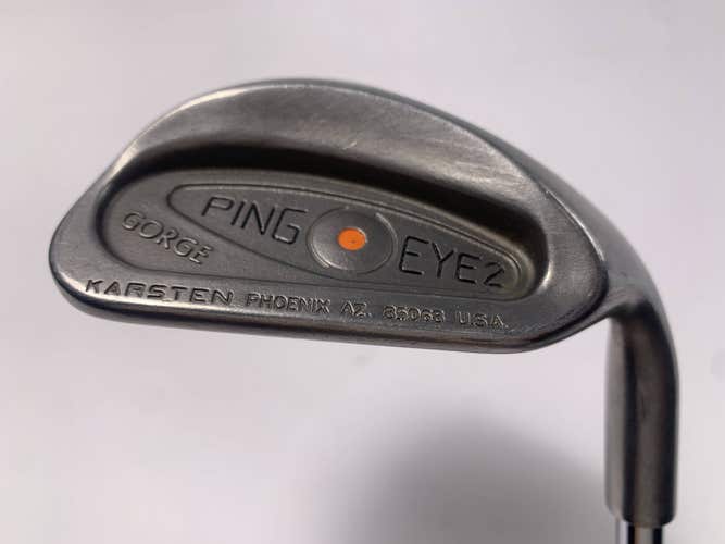 Ping Eye 2 Gorge Lob Wedge LW Orange Dot 2* Flat KBS Tour 90 90g Stiff Mens RH