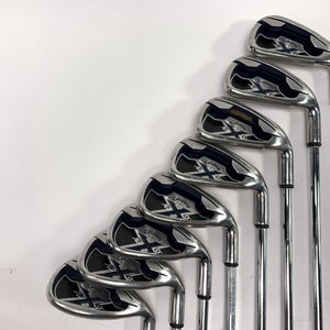 Callaway X-20 Iron Set 4-PW+SW Uniflex Steel Mens RH