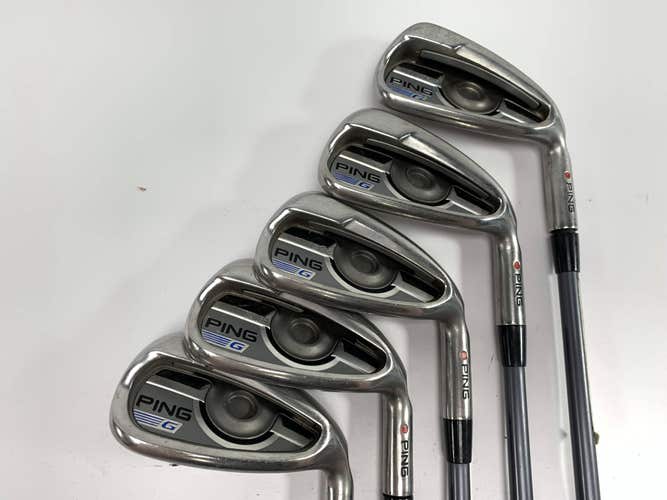Ping G 2016 Iron Set 6-PW Red Dot 1* Flat CFS Soft Regular Senior RH
