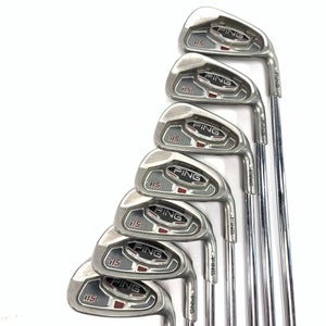 Ping i15 Iron Set 4-9+GW White Dot 3* Up AWT Stiff RH Midsize Grips +1/2''
