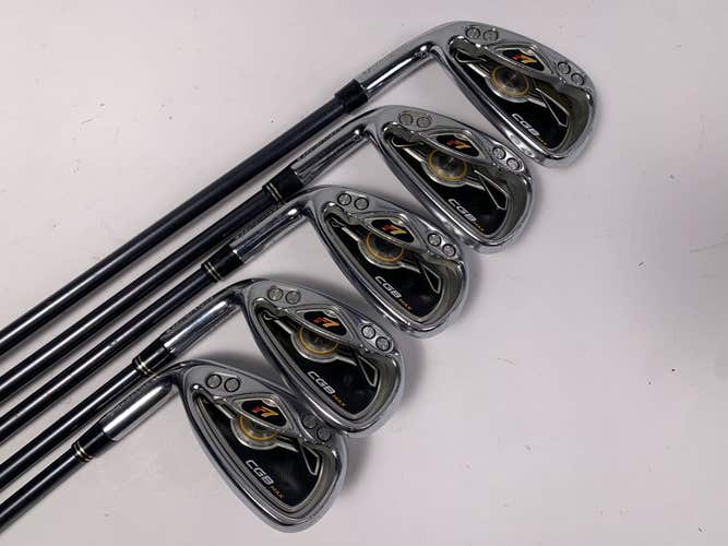 TaylorMade R7 CGB Max Iron Set 6-PW REAX 55g Stiff Graphite Mens LH