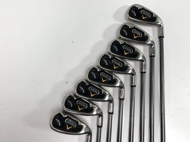 Callaway Big Bertha Fusion Iron Set 4-PW+SW RCH 45 Ladies Graphite Womens RH