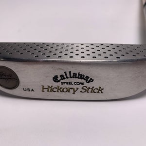 Callaway Hickory Stick Little Poison I Wood Shaft Putter 35" Mens RH