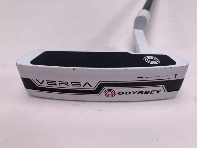 Odyssey Versa 1 White Black White Putter 35" Mens RH