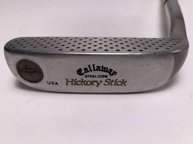 Callaway Hickory Stick Little Poison I Wood Shaft Putter 35" Mens RH