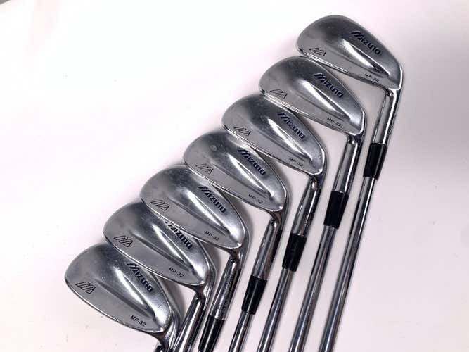 Mizuno MP 32 Iron Set 4-PW True Temper Dynamic Gold S300 Stiff Steel Mens RH