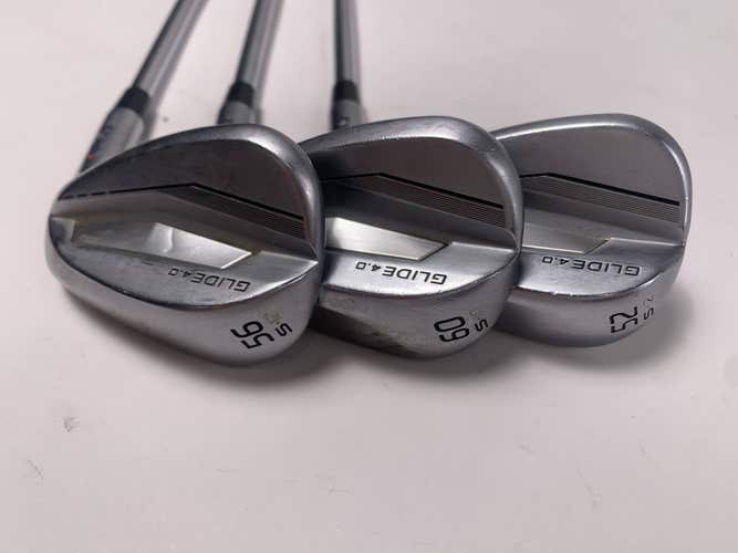 Ping Glide 4.0 Wedge Set 52* 12 | 56* 12 | 60* 10 Red 1* Flat Modus 3 Mens RH