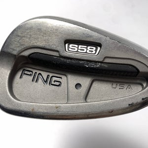 Ping S58 Pitching Wedge PW Black Dot Wedge Steel Mens RH Midsize Grip