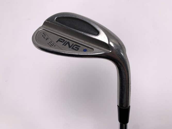 Ping Tour Lob Wedge LW 58* Blue Dot 1* Up Wedge Steel Mens RH