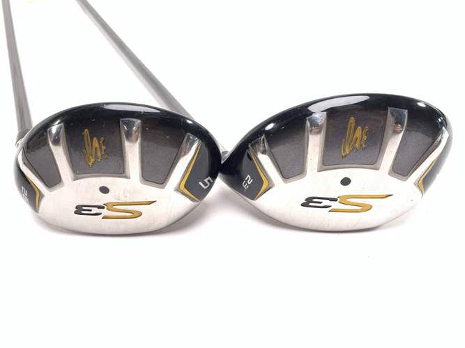 Cobra S3 4 & 4 Hybrid Set 23* 26* Aldila NV-3 60g Regular Graphite Mens RH